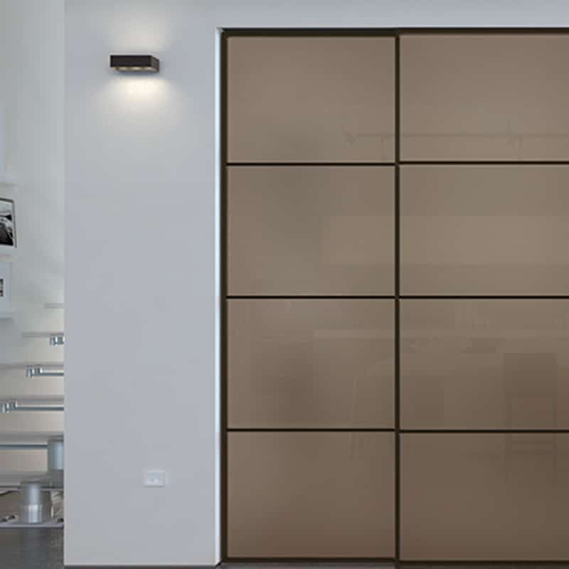 Porte interne in vetro moderne
